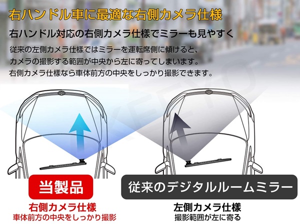 AKEEYO AKY-X2｜ドラレコは前後2カメラのスマートミラータイプがおすすめ！