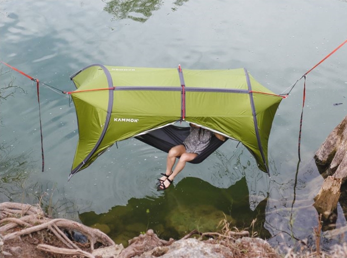 KAMMOK カモック sanda2.0 サンダ 2.0 KM5812AG Amazon.com : Sunda 2.0 Ground-to-Air Tent : Sports & Outdoors